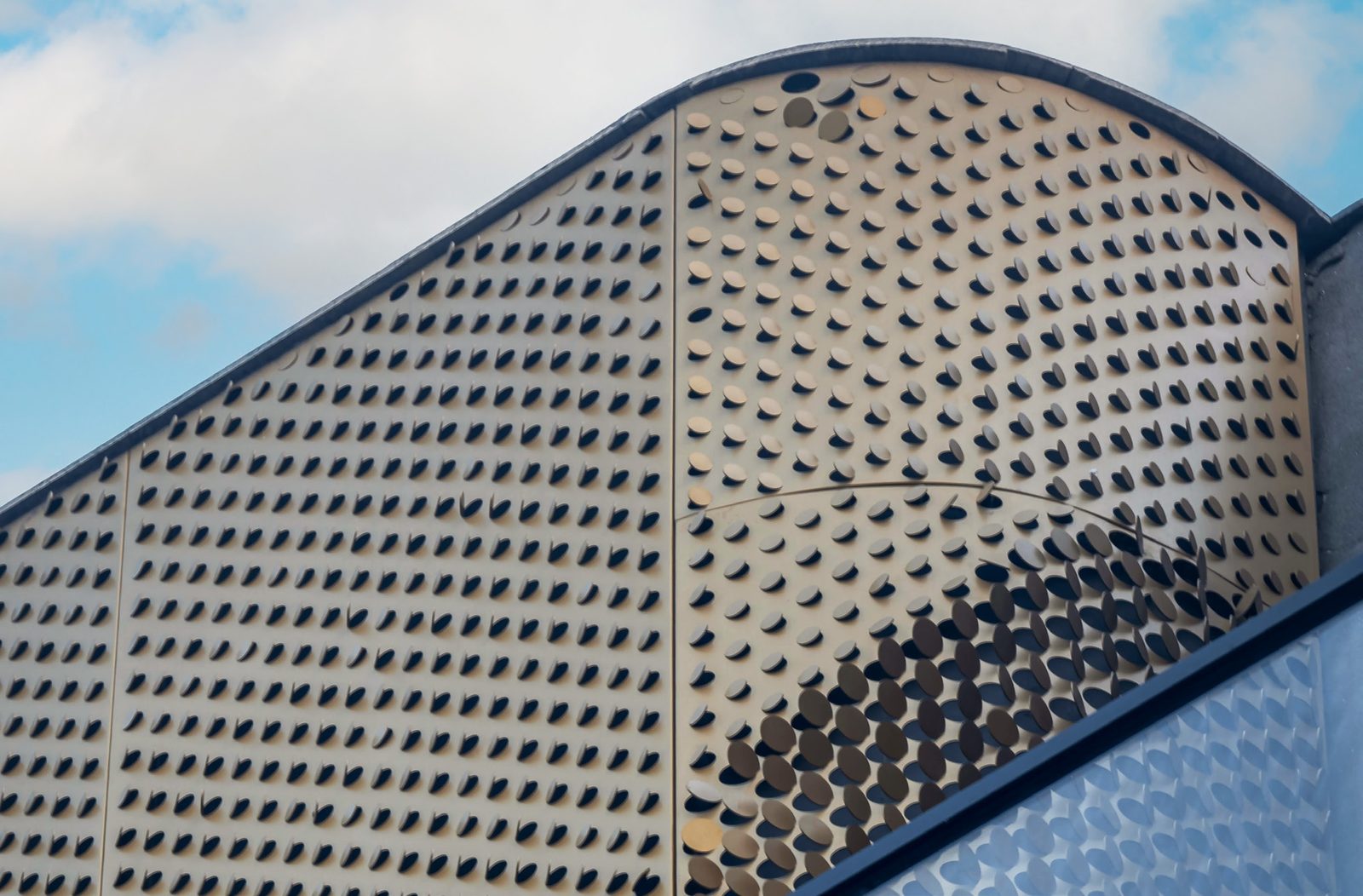 Coin Matrix facade by Metalia — Surya Nagar, New Delhi