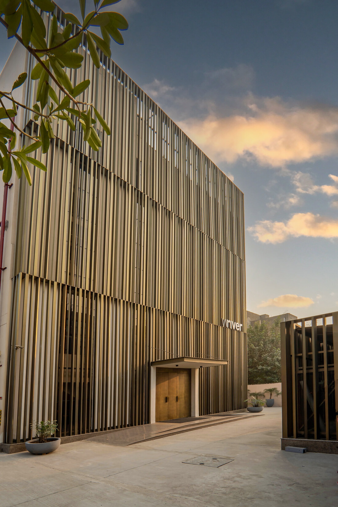 Wriver — finished metal façade by Metalia